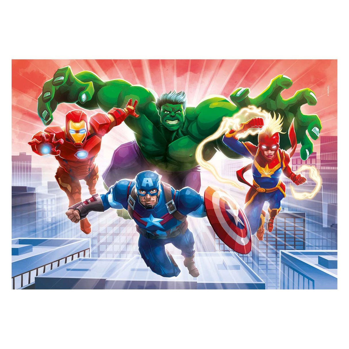 Clementoni Glow in the Dark Puzzle Avengers, 104st.