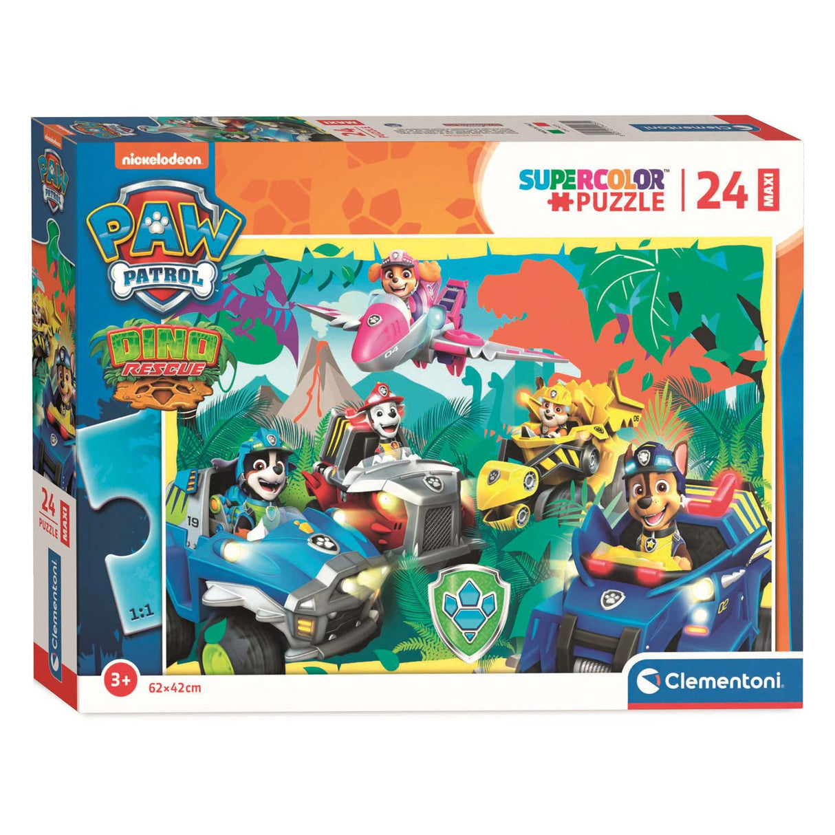 Clementoni Maxi Puzzle Paw Patrol, 24 °.