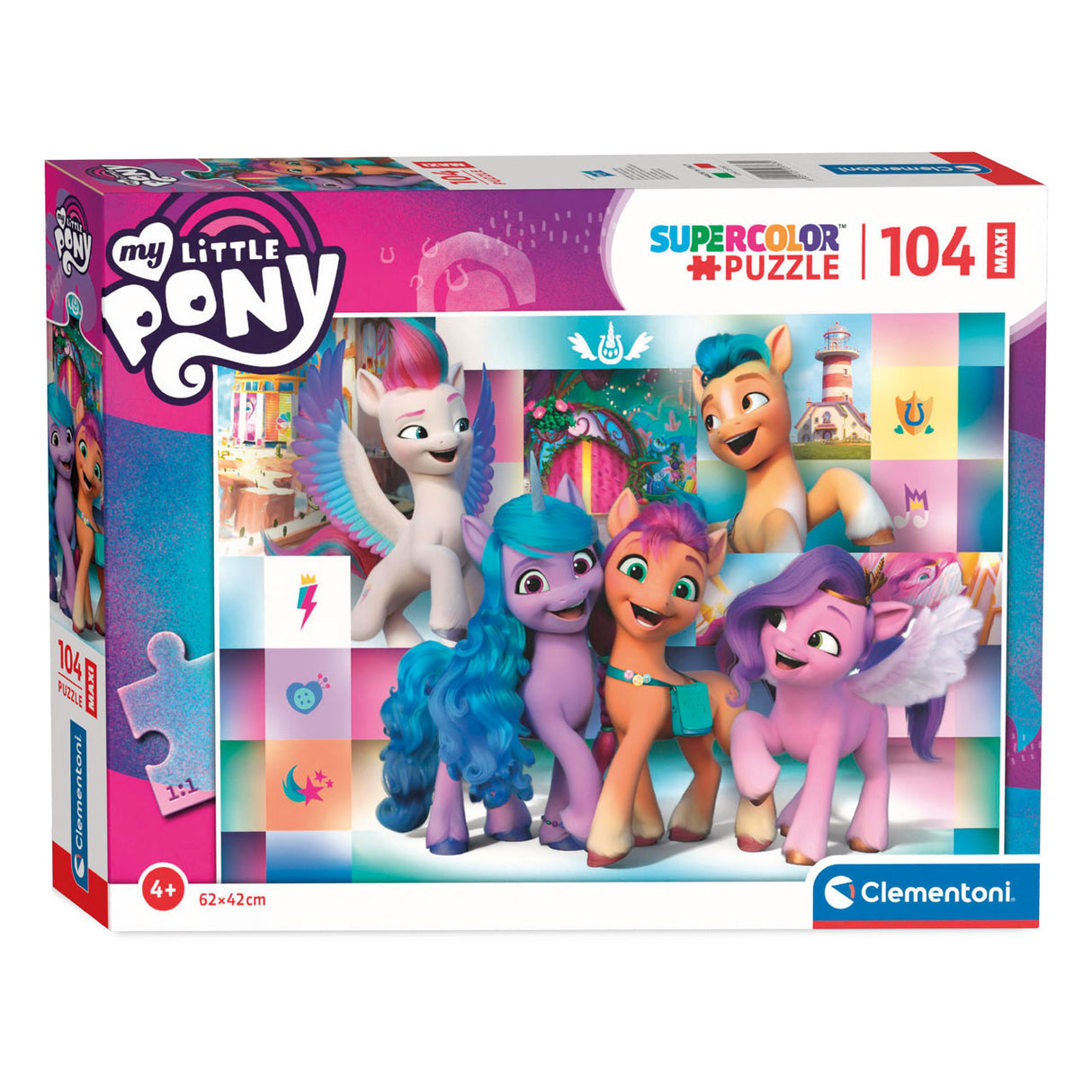 Clementoni Maxi puzzle My Little Pony Ride, 104st.