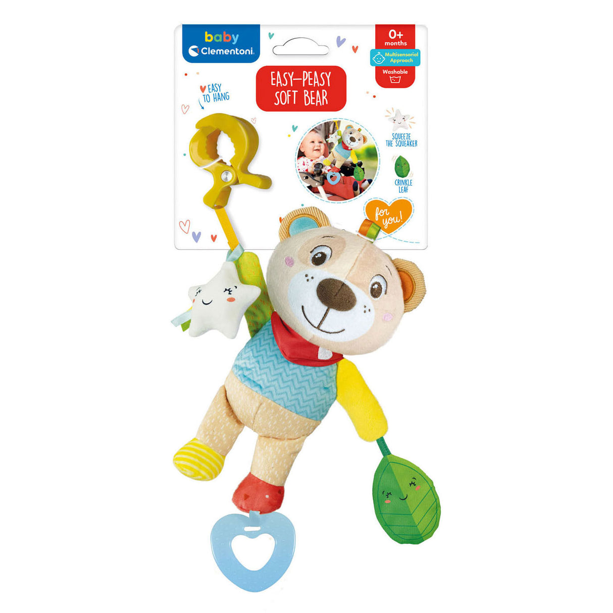 CLEMENTONI Baby Baby Easy-Peasy Soft Bear