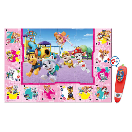 Clementoni Floor Puzzle Large Interactive Pink