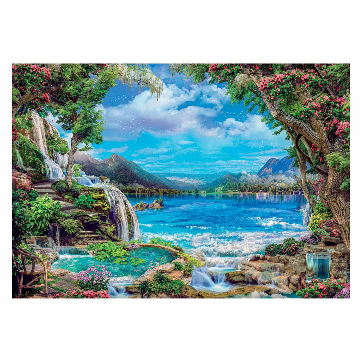 Clementoni Jigsaw Puzzle Paradise on Earth, 2000.