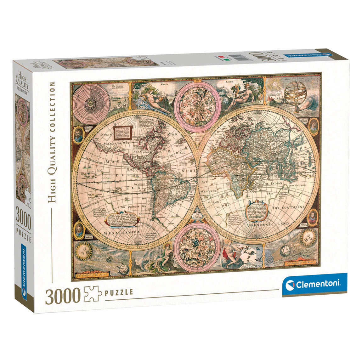 Clementoni Puzzle Antique World Map, 3000st.