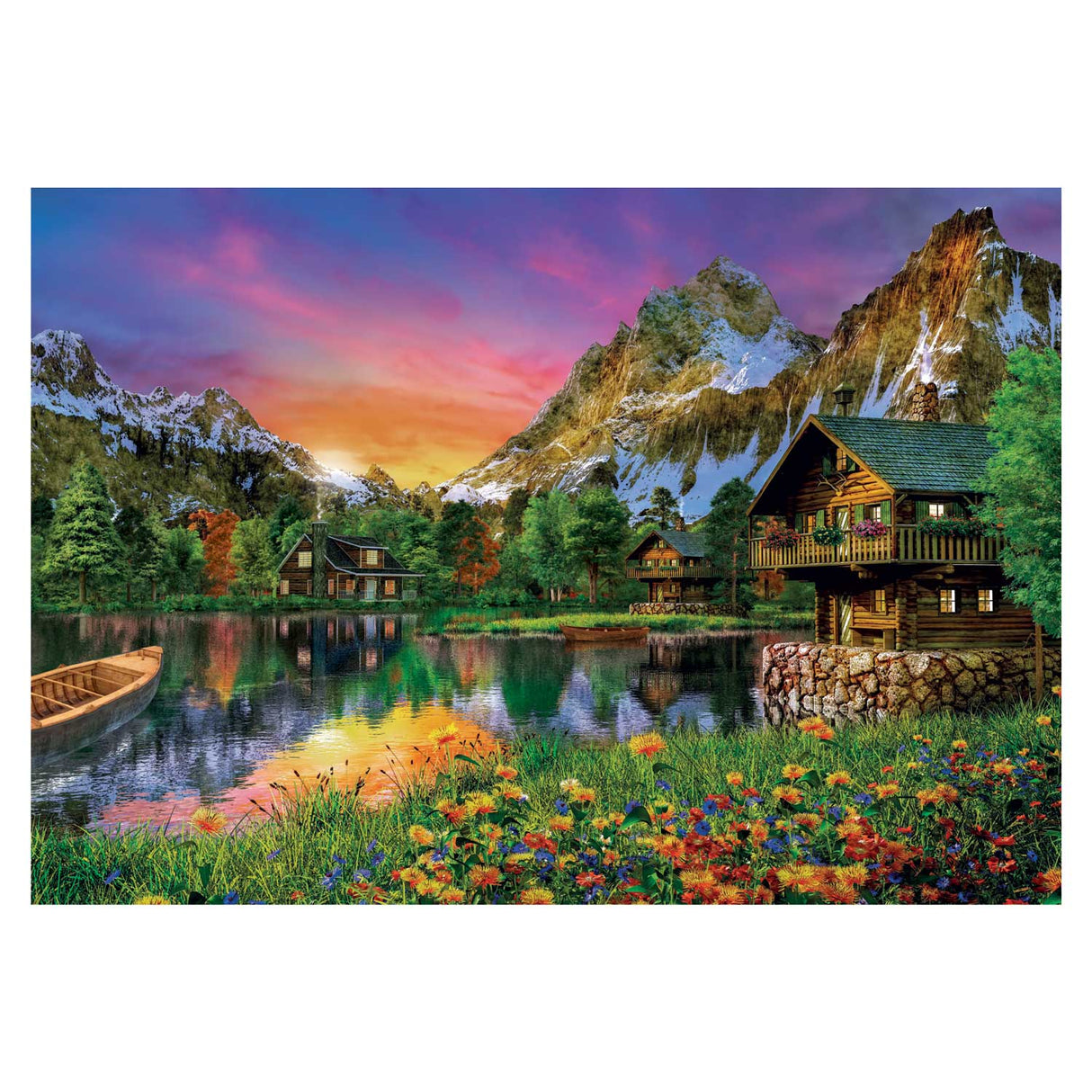 Clemerstoni Puzzle Alpine Lake, 6000st.