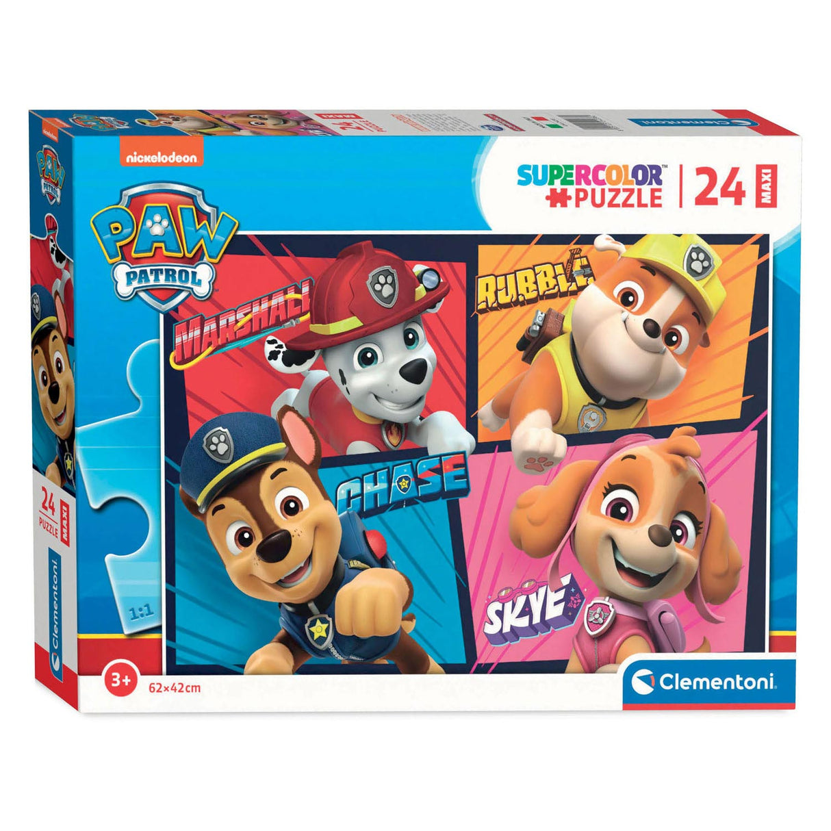 Clementoni Maxi Jigsaw Puzzle Paw Patrol, 24s.