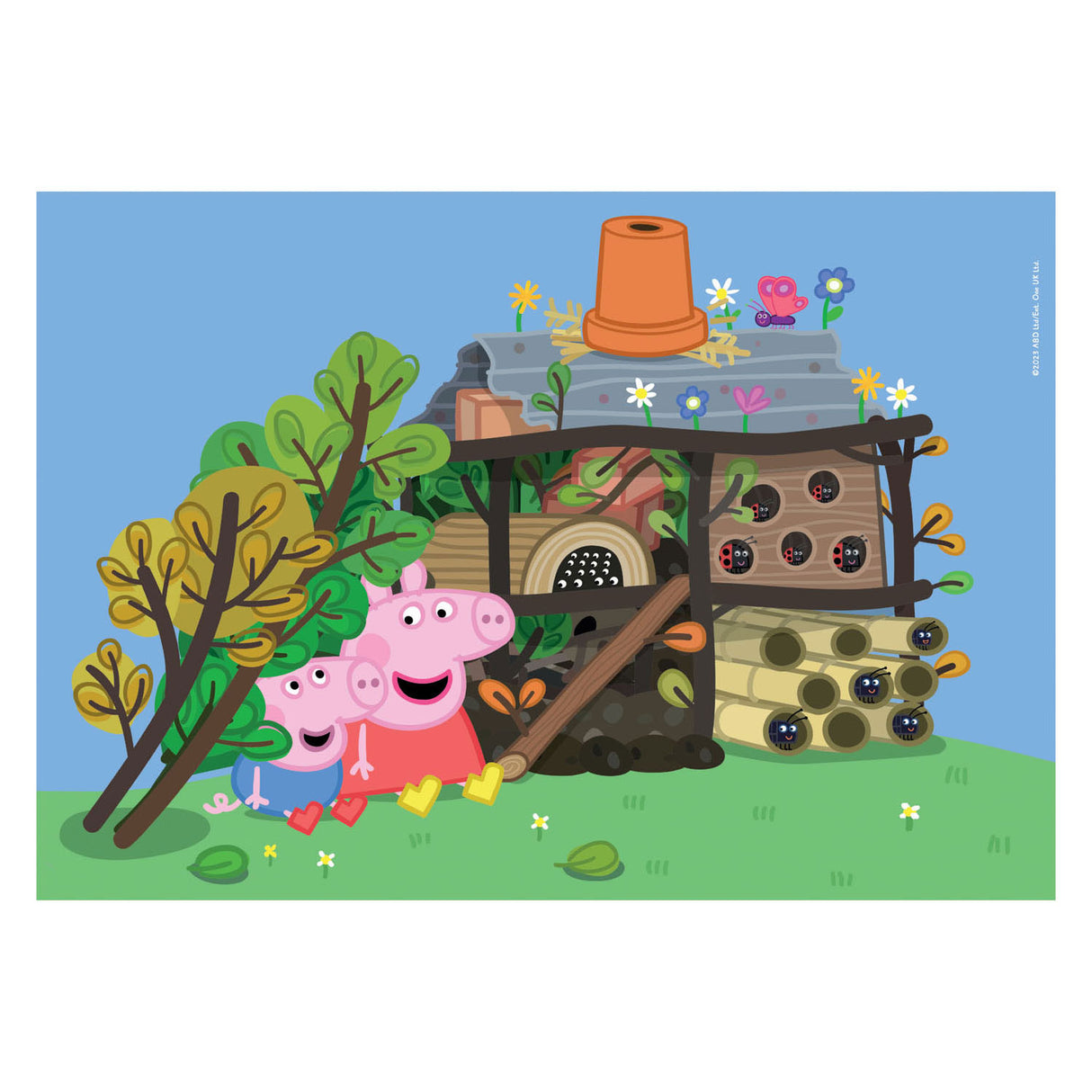 Clementoni Legpuzzel - Peppa Pig, 2x60st.