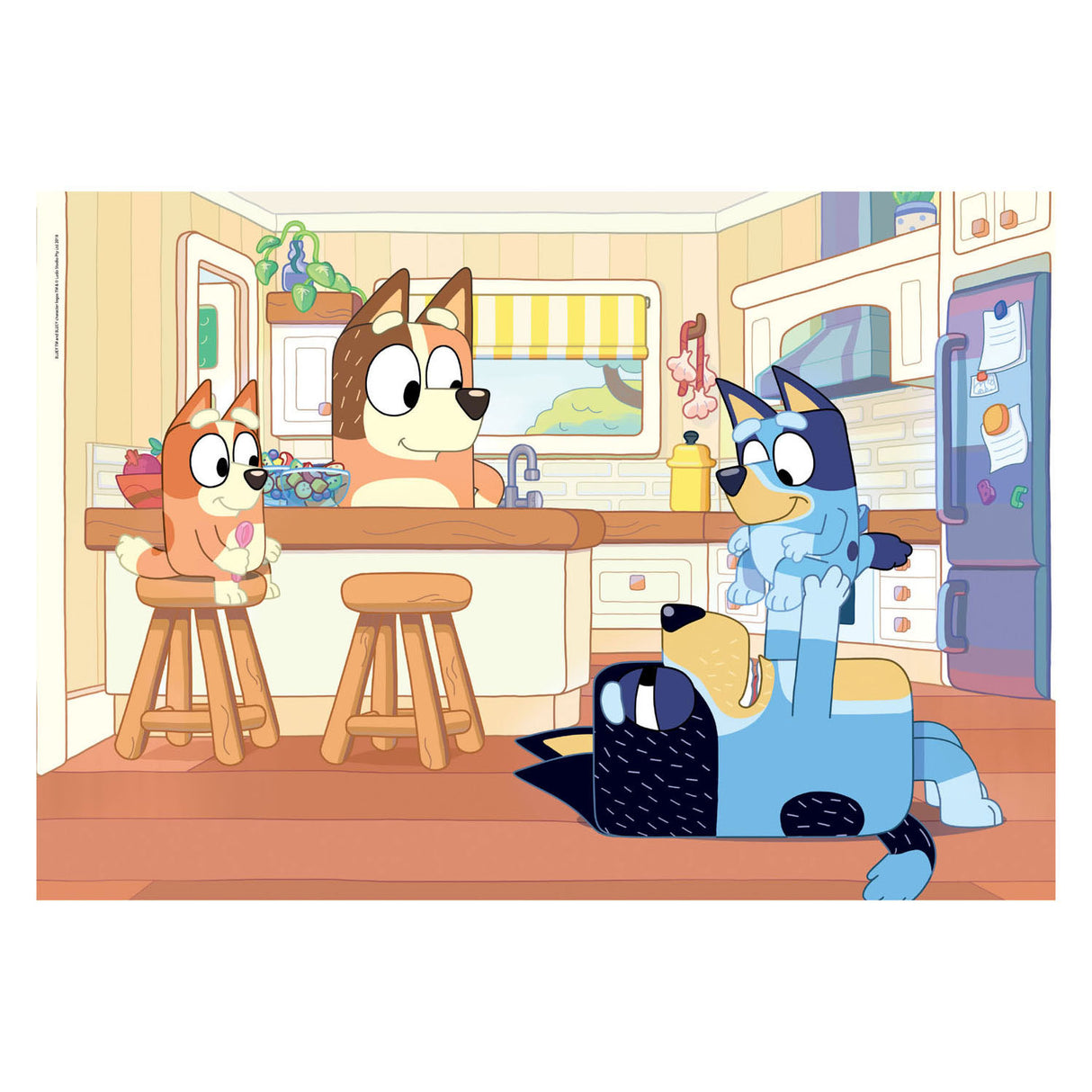 Clementoni Puzzle Jigsaw - Bluey in the Kitchen, 104st.