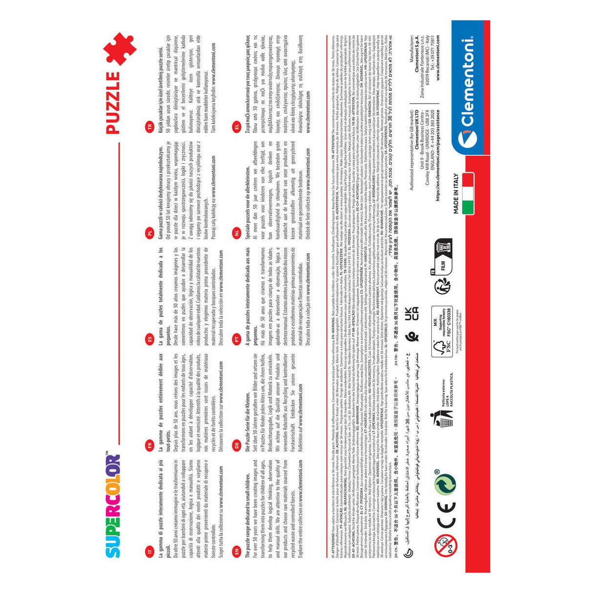 Clementoni Legpuzzel - Spiderman, 180: e.