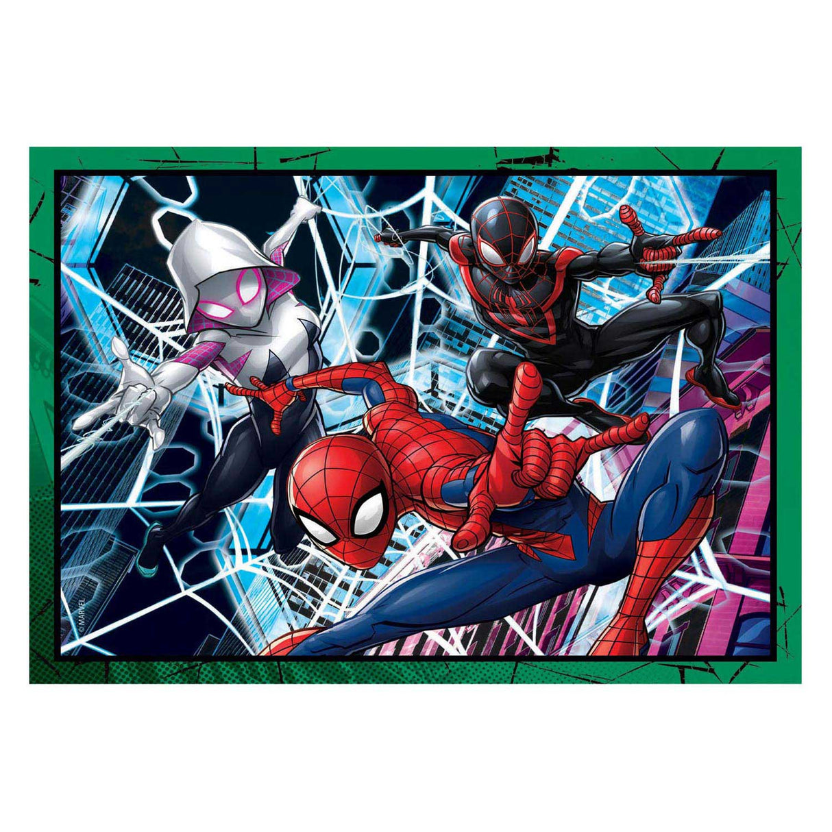 Clementoni uganke Spiderman, 4in1