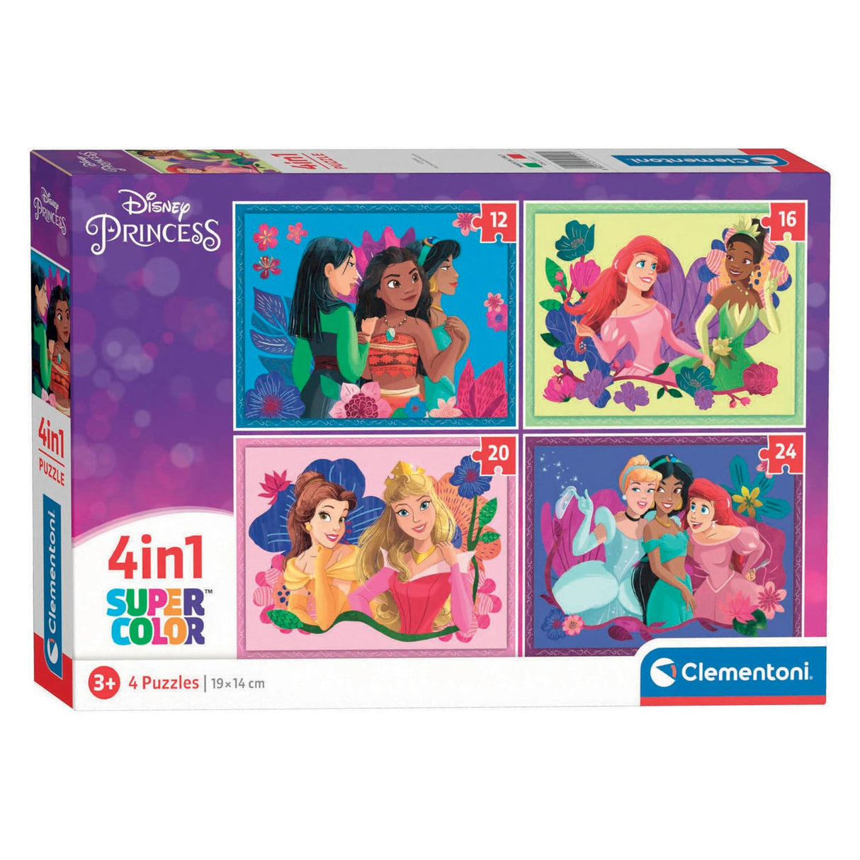 Clementoni Rätsel Prinzessin, 4in1