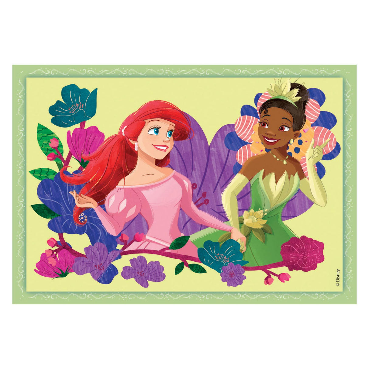 Clementoni Puzzles Disney Princess, 4in1