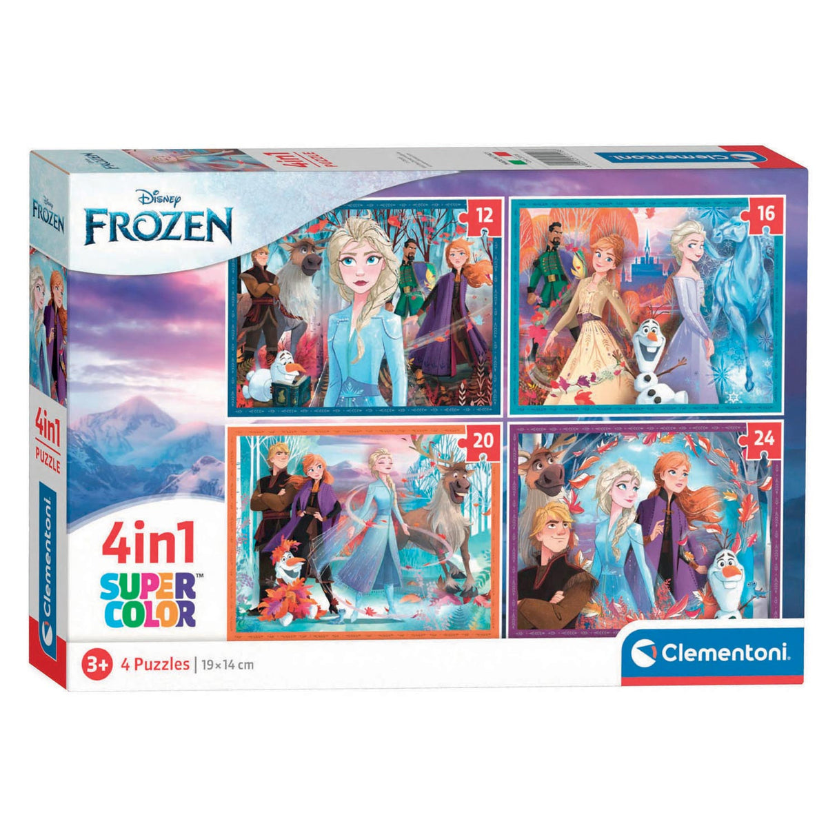 Clemenstoni Puzzles Disney gefruer, 4in1