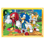 Clementoni Puzzles Sonic, 4in1