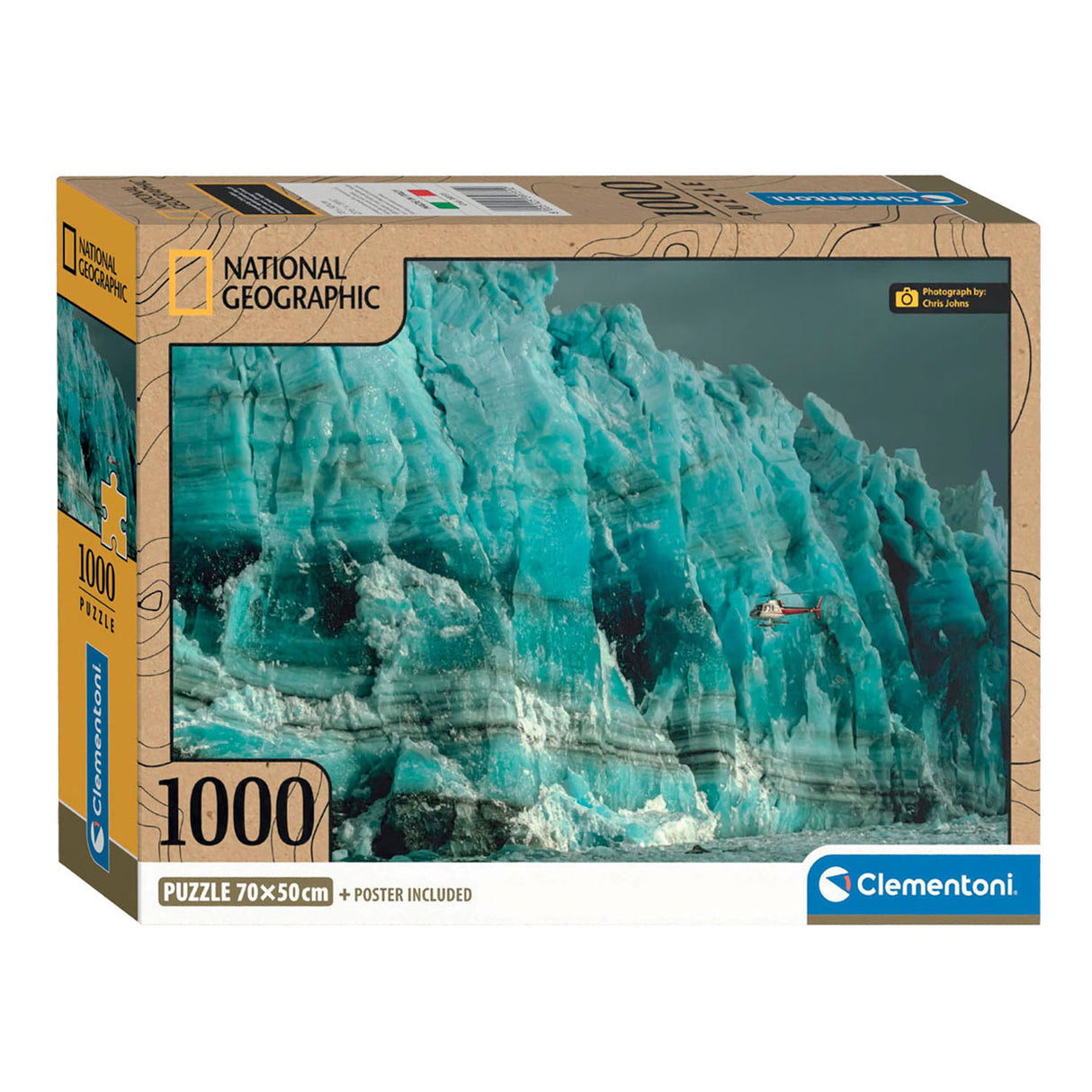 Clementoni Jigsaw Puzzle National Geographics - Glacier, 1000st.