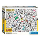 Clementoni Jigsaw Puzzle imposible de maní Snoopy, 1000.