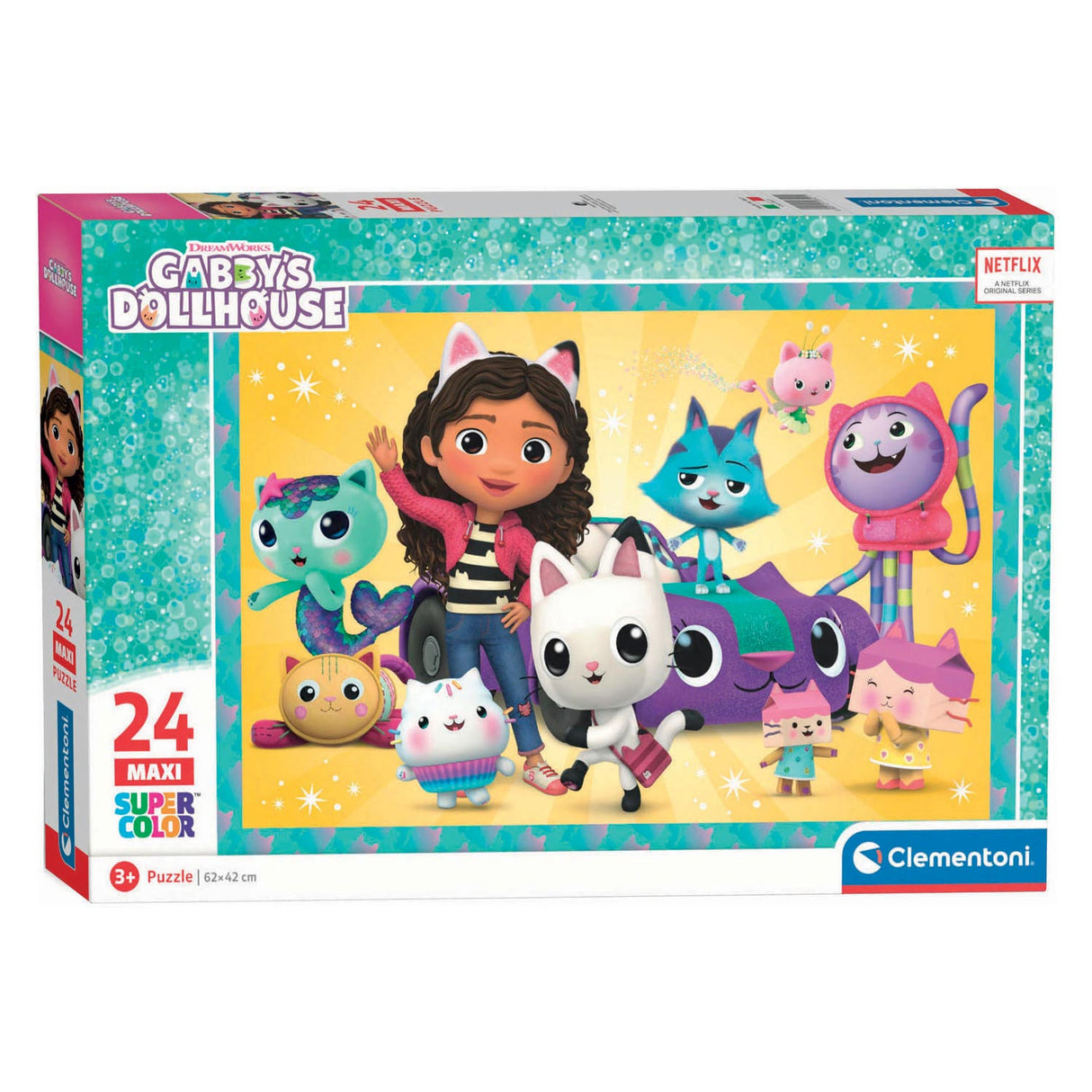 Cleemononi Puzzel Super Faarf Maxi Gapby Poppenhuis, 24st.