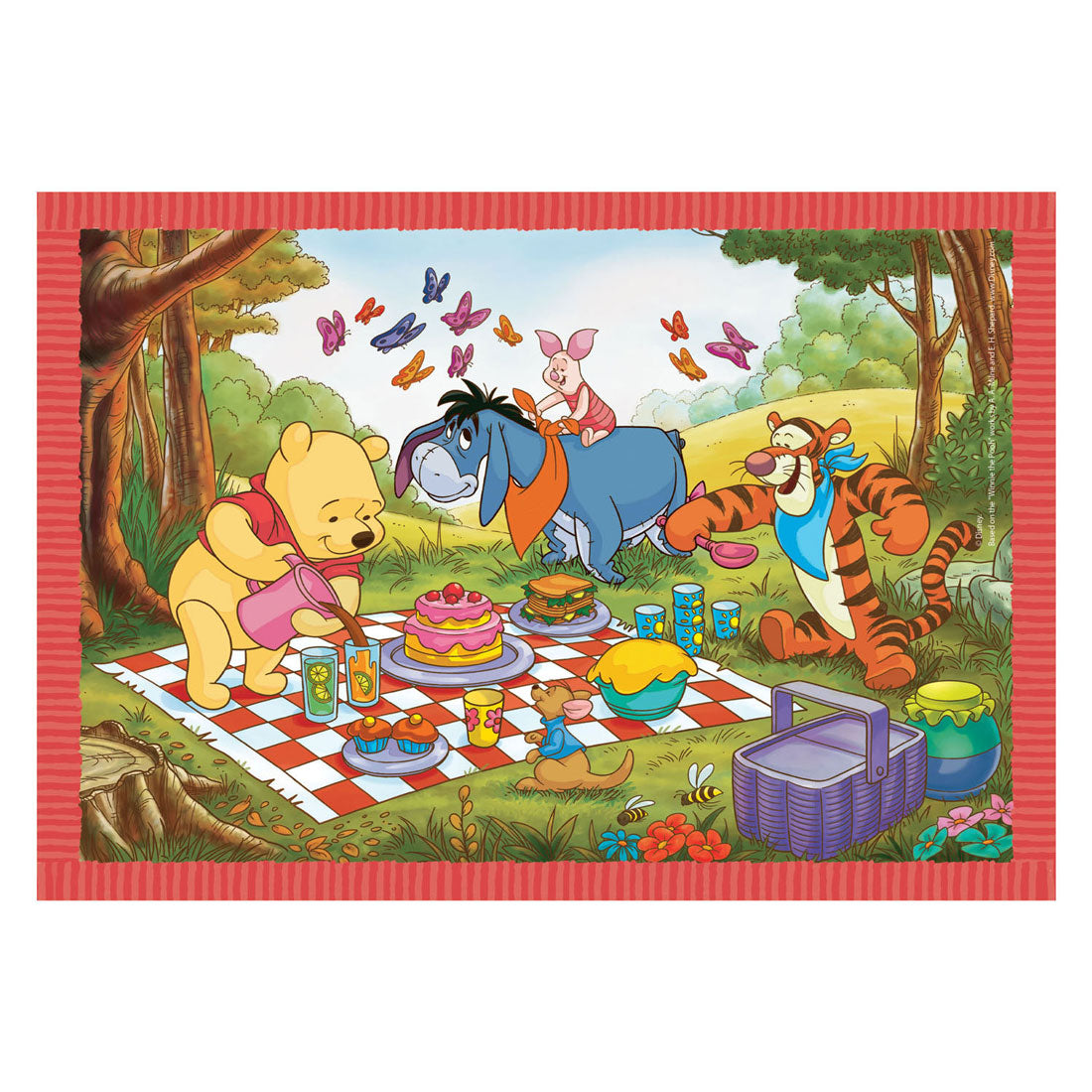 Clementoni Legpuzzel Color Disney Winnie de Pooh, 4in1