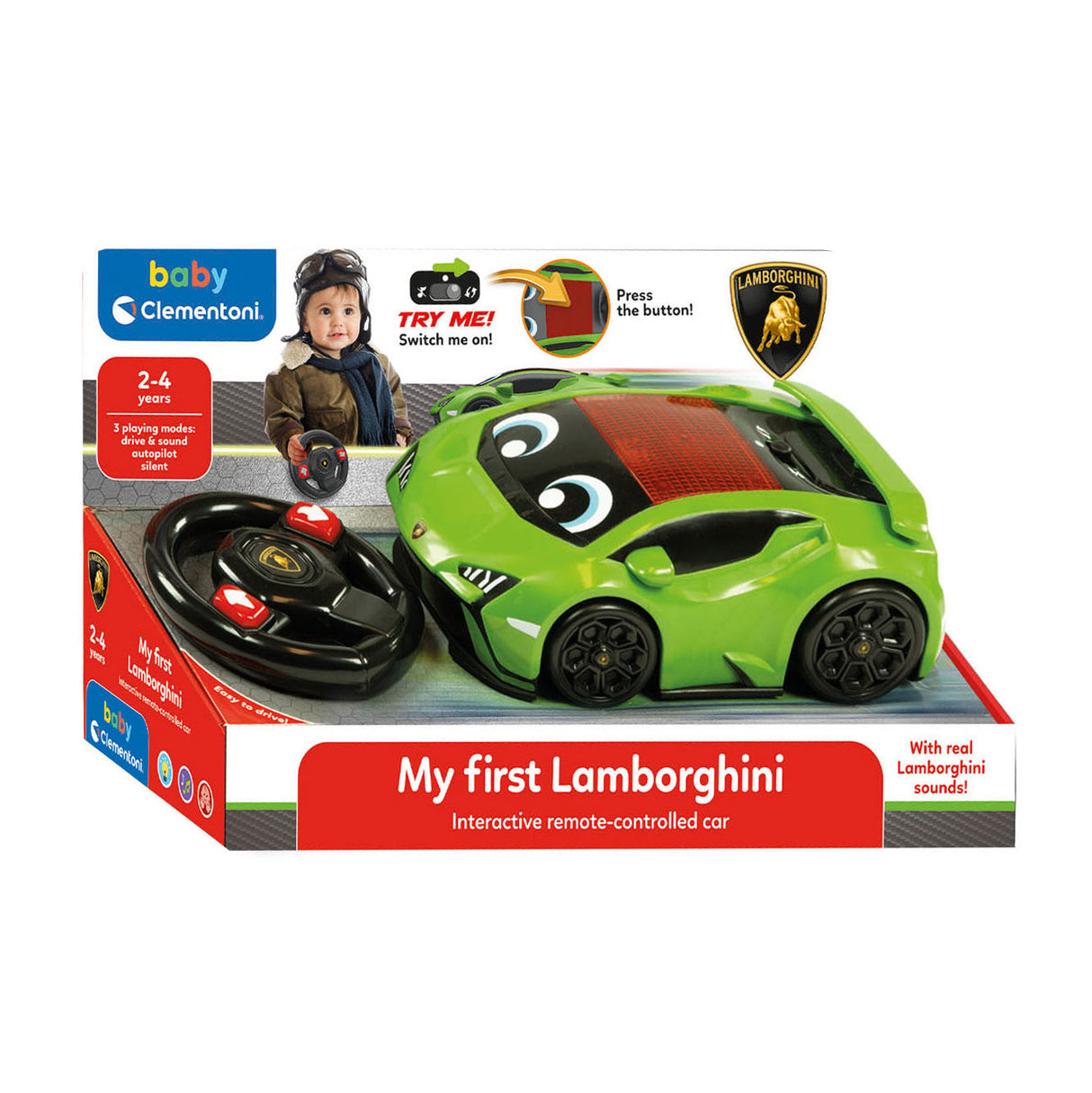 Clementoni Baby mein erstes RC kontrollierbares Auto