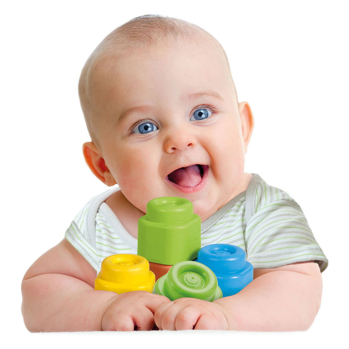 Clementoni baby soft clemmy blokken met opbergtas, 40dlg.