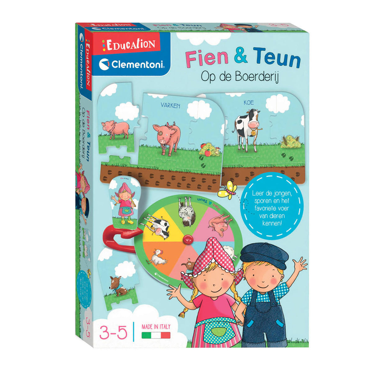 Clementoni Fien Teun Farm Education Game