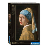 Clementoni Jigs Puzzle Vermeer Girl avec boucle d'oreille perle, 1000st.