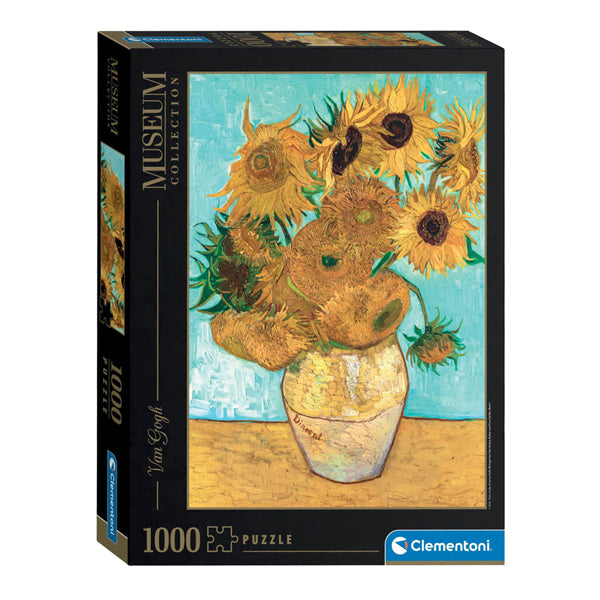 Clementoni legpuzzel van gogh sunflowers, 1000st.