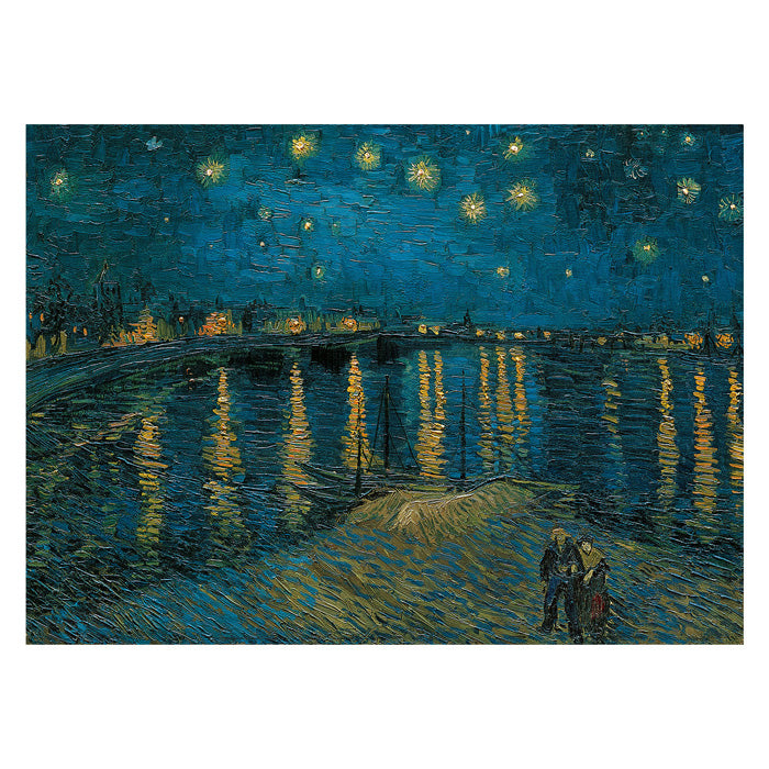 Clementoni Jigsaw Puzzle aus Gogh Night über The Rhone, 1000st.