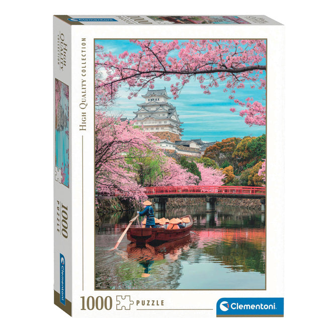 Clementoni Jigsaw Puzzle Himeji Castle wiosną, 1000st.