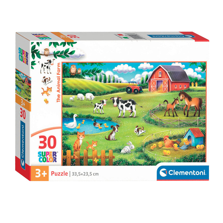 Clementoni jigsaw puzzle Super Color the Animal Farm, 30st.