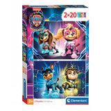 Clementoni Jigsaw Puzzle Super Color Paw Patrol, 2x20st.