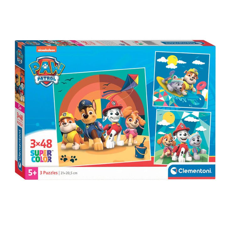 Cleemontoni jigsaw Puzzle Super Faarf Square Pattborrow, 3x48st.