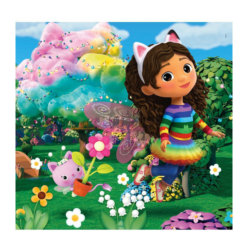 Clementoni Super Color Puzzle Gabby #039;s Casa de Muñecas 3x48 Piezas