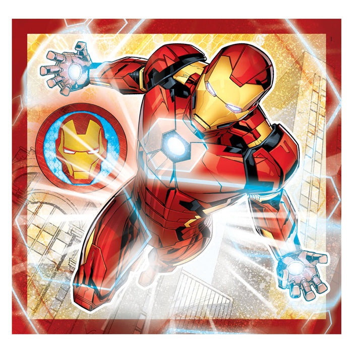 Clementoni Jigsaw Puzzle Super Color Square Avengers, 3x48st.