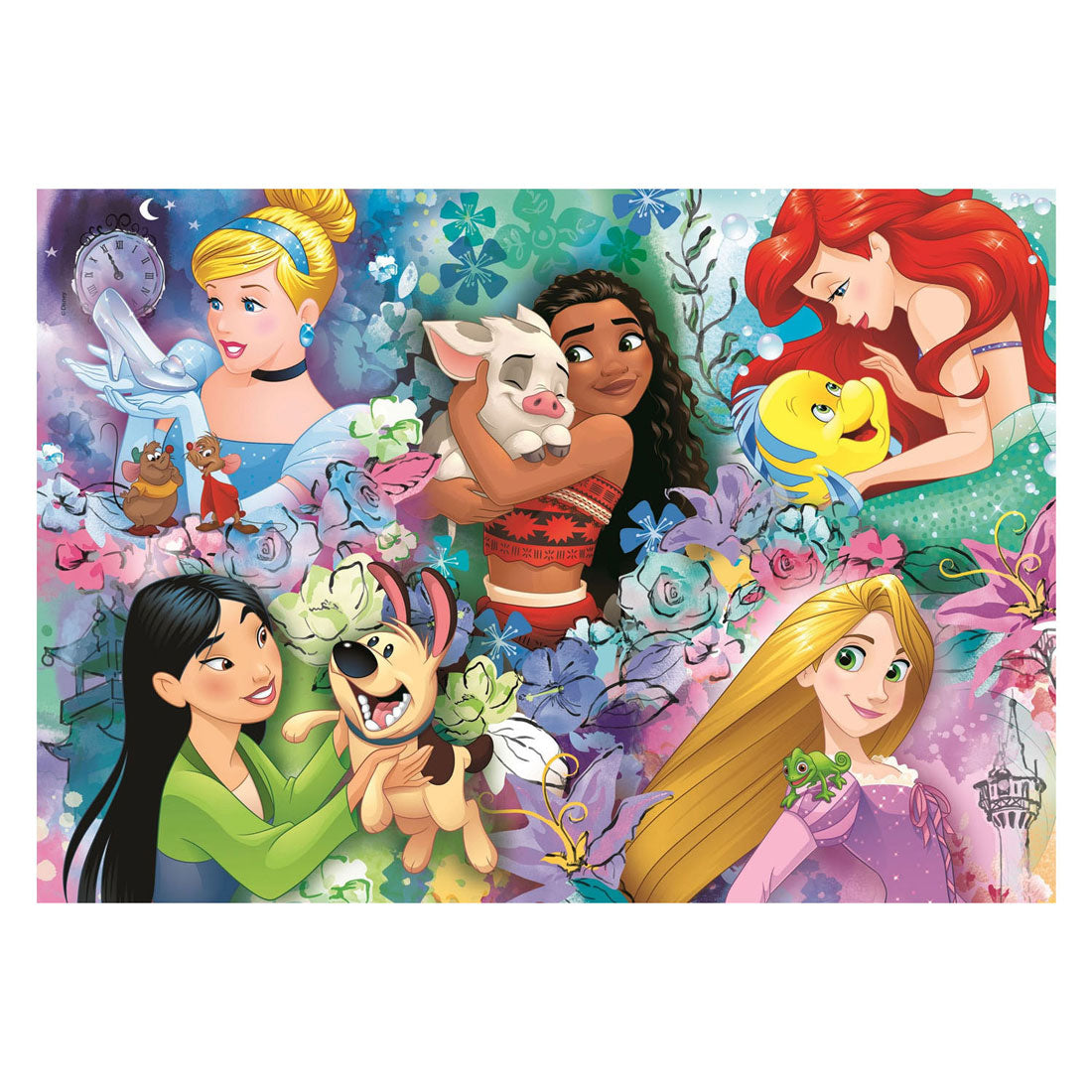 Clementoni legpuzzel super color prinses ii, 60st.