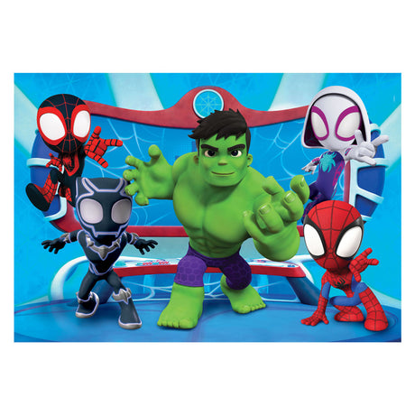 Clementoni legpuzzel super color spidey, 60st.