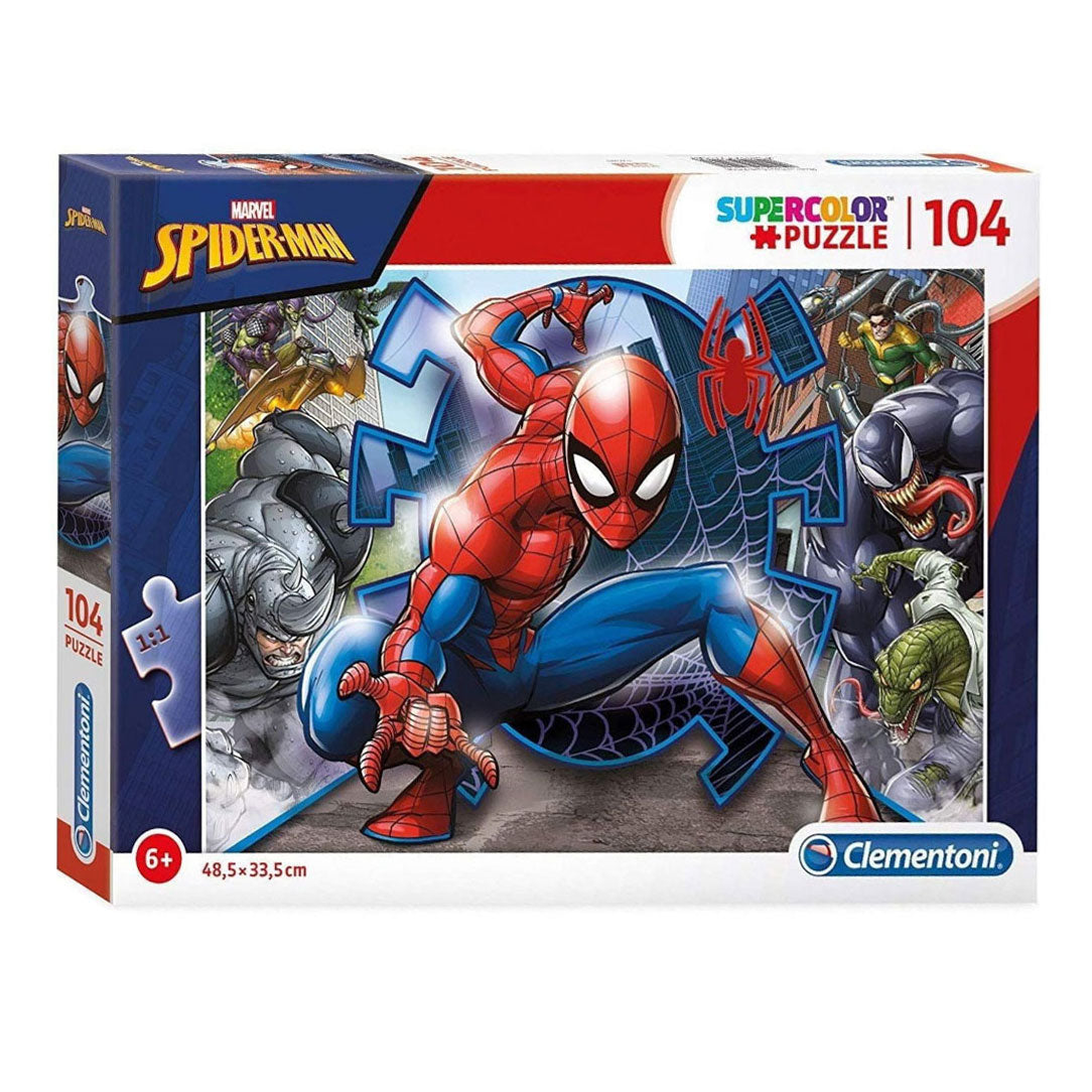 Clemensoni jigsaw Puzzle Super Faarf Spiderman, 104ST.