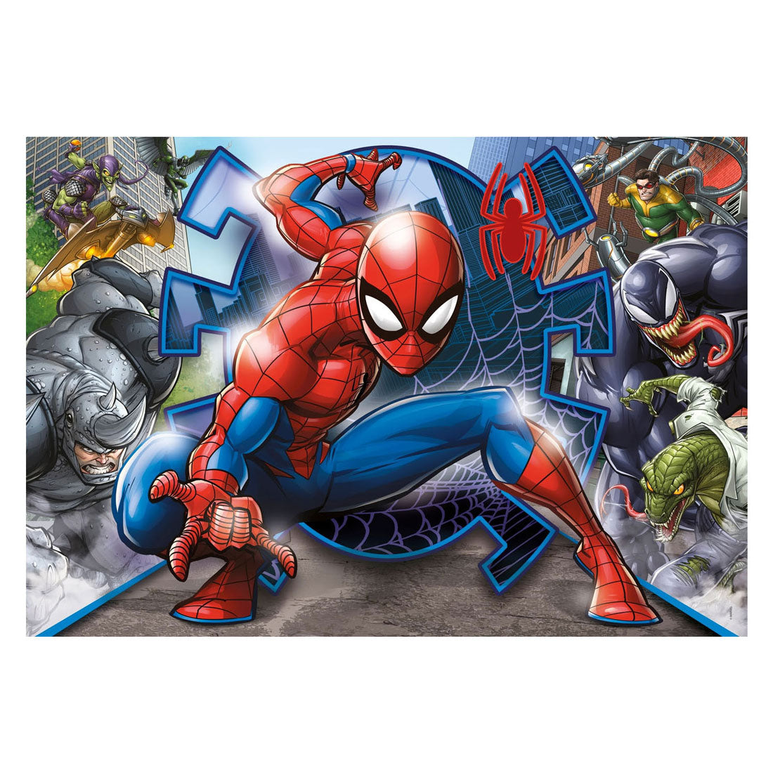 Clemensoni jigsaw Puzzle Super Faarf Spiderman, 104ST.