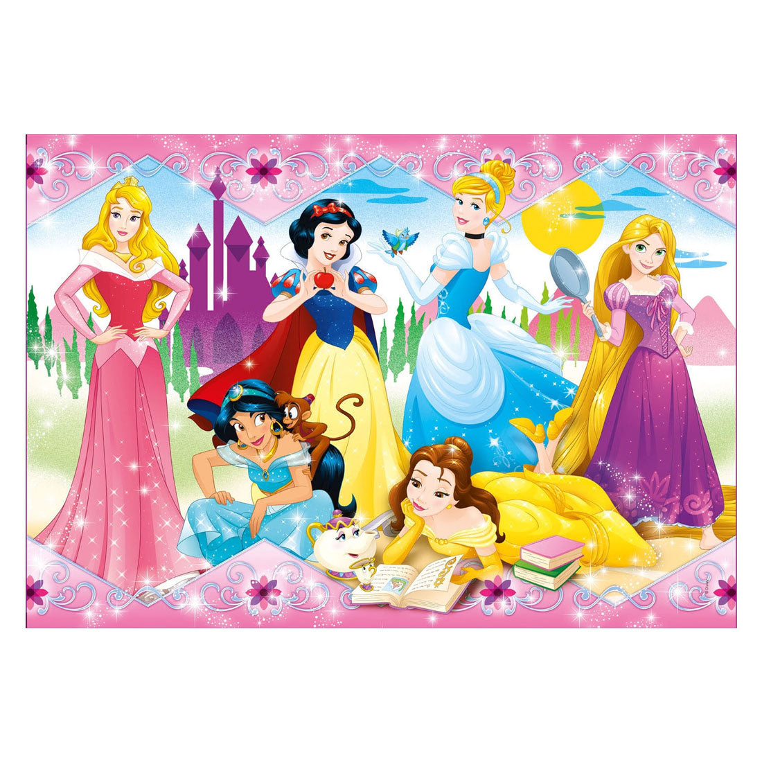 Cleronsi Jigsaw Puzzle Super Color Princess, 104st.