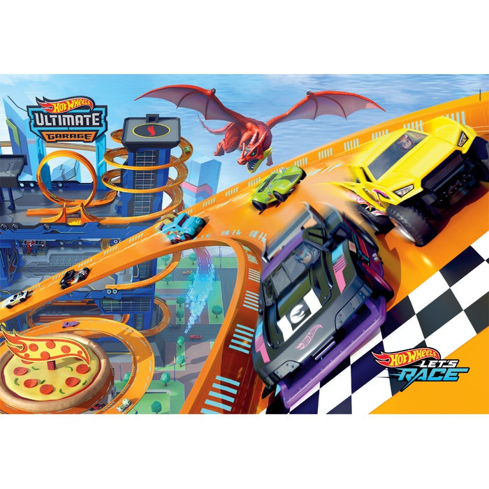 Clementoni Jigsaw Puzzle Super Color Hot Wheels, 104º.