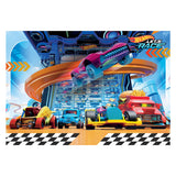 Clementoni legpuzzel super color hot wheels ii, 104st.