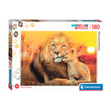 Clementoni Jigsaw Puzzle Super Color Abrazo inesperado, 180º.