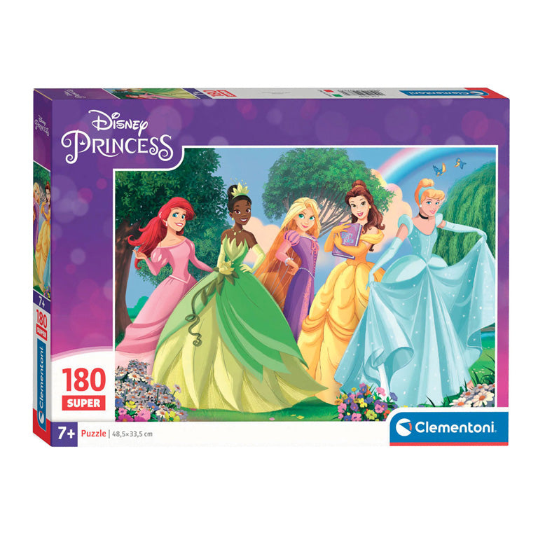 Clementoni legpuzzel super color prinses, 180st.