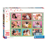 Clementoni legpuzzel super color puppies collage, 180st.