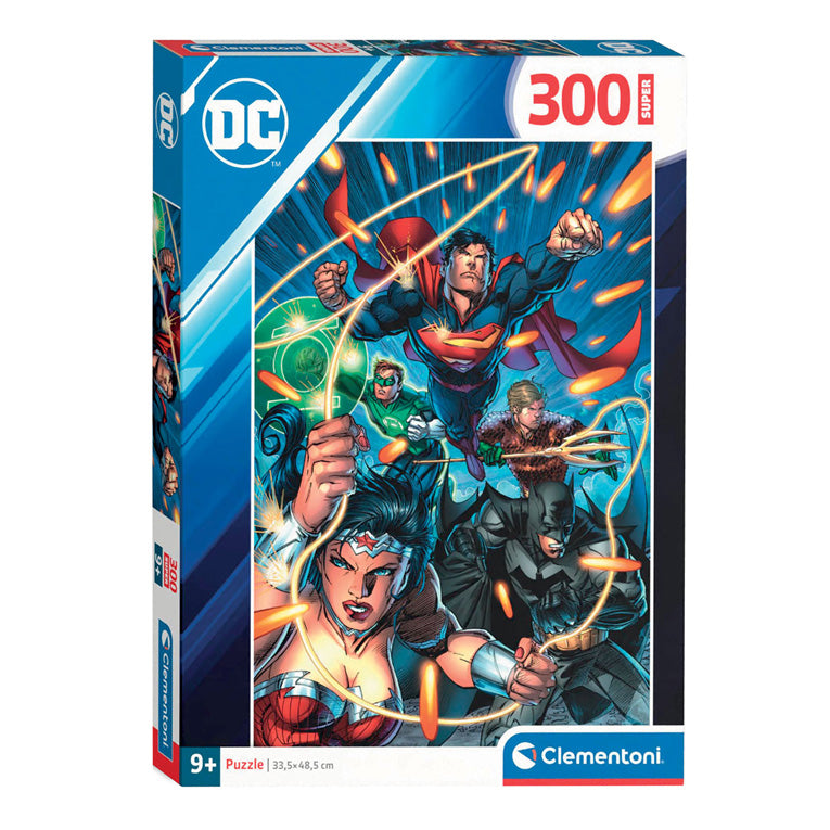 Clementoni legpuzzel super color justice league, 300st.