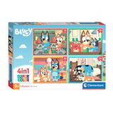 Clementoni Jigsaw Puzzle 4in1 Azul