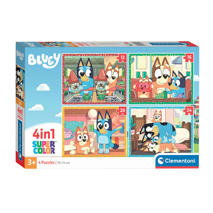 Clementi Jigsaw Puzzle 4in1 Bluey