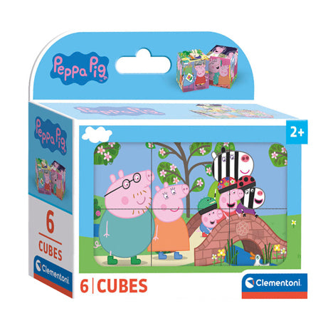 Clementoni Block -Puzzle Peppa Pig, 6st.