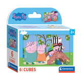 Clementoni blok puzzle peppa prašič, 6st.