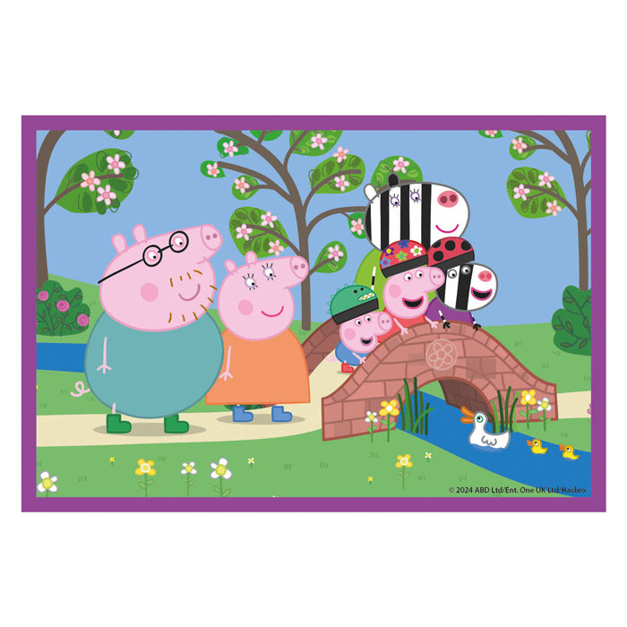 Clementoni Block -Puzzle Peppa Pig, 6st.