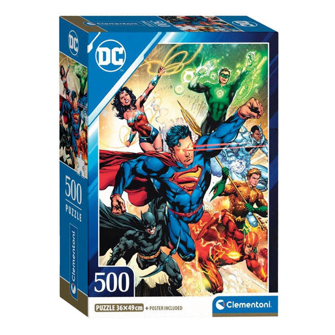 Clementoni legpuzzel justice league, 500st.